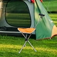 thumbnail image 1 of Bastón De Trekking Con Asiento, Plegable Y Portátil, Ideal Para Playa, Senderismo, Camping, Color Naranja., 1 of 8