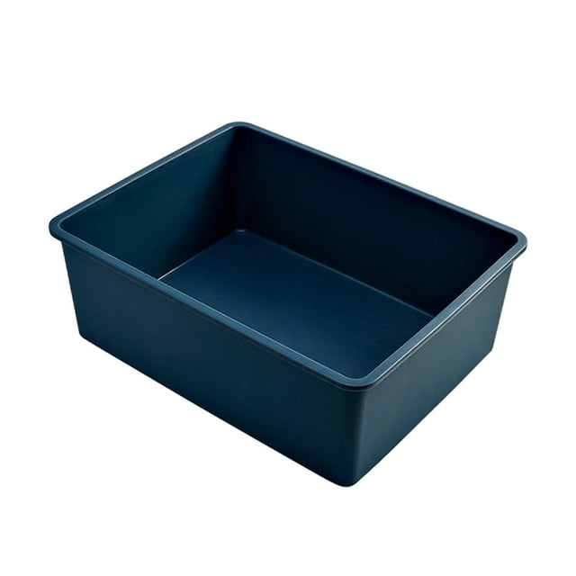 Youkk Plastic Space-saving Storage Box For Efficient Clothing Storage Sturdy And Durable Underwear Storage Deep Blue Bra storage box