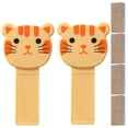 thumbnail image 1 of Elevador de cubierta de dibujos animados para inodoro, mango de elevación de asiento humanizado para baño y hogar, 2 uds., 1 of 1