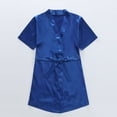 thumbnail image 6 of KYAIGUO Kids Toddler Satin Kimono Robe Baby Solid Color Bath Robes for Wedding Spa Party Sleepwear Bathrobe 1-7 Years Old, 6 of 10
