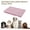 Pink, variant on Washable Dog Bed, Super Soft Fleece Pet Mat for Winter, Warm Cat and Dog Sleeping Pad for Crate or Floor, Reversible and Durable