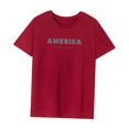 thumbnail image 3 of Camiseta de Verano para Mujer, Ajuste Regular, Camisetas de Verano para Acampar, Vacaciones, Viajes, Vacaciones L, 3 of 7