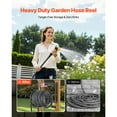 thumbnail image 5 of KFFKFF Wall-Mounted Garden Hose Reel, Fits 125 ft 5/8-inch Hose, Durable Water Hose Organizer, Outdoor Manual Reel with Brass Connector and Storage Basket for Lawn, Garden, 5 of 9