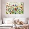thumbnail image 2 of Elephant Stock Springtime Meadow Flowers Ii Wall Art - Horizontal Canvas Wall Art - Living Room Wall Decor - Abstract Canvas - Gray And Brown Decor By Silvia Vassileva - 48" x 32", 2 of 8
