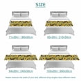 thumbnail image 6 of Spring Welcome Bed Runner for King Size Bed, Sunflowers Watercolors Art Yellow Teal Rustic Soft Bedding Scarf Bedding Protector Slipcover Sofa Throw for Bedroom Hotel Guesthouse, 6 of 8