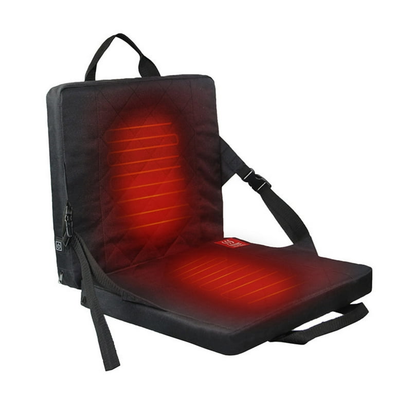 Heated Seat Cushion Cordless Rechargeable Stadium Seat Pad with