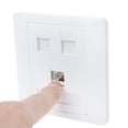 thumbnail image 4 of 86 Type Computer Socket Panel CAT5E Network Module RJ45 Cable Interface Outlet, 4 of 13