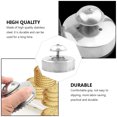 thumbnail image 4 of 2 unids Sándwich de acero inoxidable Silenciadores de cortador de pan Moldes de prensa Herramientas de cocina (plata), 4 of 6