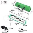 thumbnail image 3 of Acordeón 32 Teclas de Piano Melodica Instrumento de Educación Musical el Regalo de los Niños de Principiante con Bolsa de Transporte Verde TOMSHOO Acordeón, 3 of 6