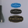 thumbnail image 3 of Signs ByLITA Victorian Recycling Bin Sign (Brushed Gold) - Medium, 3 of 6