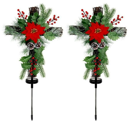 

Paiwinds Solar Christmas Decorations Outdoor LED Solar Powered Candle Xmas Roadway Lights