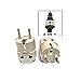 thumbnail image 3 of Ckitze BA9-2PK 2 in 1 USA to Europe Plug Adapter - 2 Pack, Universal (Schuko, Type E/F), 3 of 3
