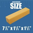 Cleaning Eraser Stick Small 11/2" x 11/2" x 77/8" Made from Natural