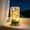 Yellow, variant on Viflosae Night Lights Bedside Lamp Handmade Crochet Flower Of The Valley Night Light Glass Dome LED Knitted Flower Lamp for Bedroom Desktop Gift for Women Mom Girls Birthday