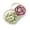 Dusty Lilac / Light Sage, variant on Baby Girl Ranunculus Flower Stretchy Nylon Elastic Headbands Set 2pcs - Medium - Mustard Yellow / Plum