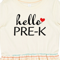 thumbnail image 4 of Inktastic Hello Pre-k Girls Toddler Dress, 4 of 5