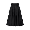 thumbnail image 4 of Girls Pleated Skirt, Girls Solid Color Pleated A Line Summer Dress, Casual Kids Outfit, Back To School Daily Dress For Girls Ages 3–13, 4 of 4
