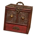 thumbnail image 1 of Caja de Almacenamiento de Madera Caja Decorativa Vintage Caja de Toca Antigua Almacenamiento de Caja de Almacenamiento para , Flor SM SunniMix caja de almacenamiento de joyas, 1 of 8