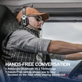 thumbnail image 4 of Truck Driver Bluetooth Headset with 270° Adjustable Microphone, AI Noise Cancellation & Mute Button, Supports Hands-Free Calls, for Home/Office/Call Centers (Black), 4 of 10