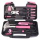 thumbnail image 2 of Kit de herramientas para el hogar rosa de 39 piezas multiusos para niñas, damas y mujeres - Incluye todas las herramientas esenciales para el hogar, el garaje, 2 of 5