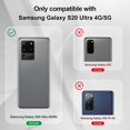 thumbnail image 4 of CHL-Case for Samsung Galaxy S20 Ultra, Soft Silicone Case with Upgraded Camera Protection, Shockproof Slim Case Cover with Anti-Scratch Microfiber Lining, Black, 4 of 4