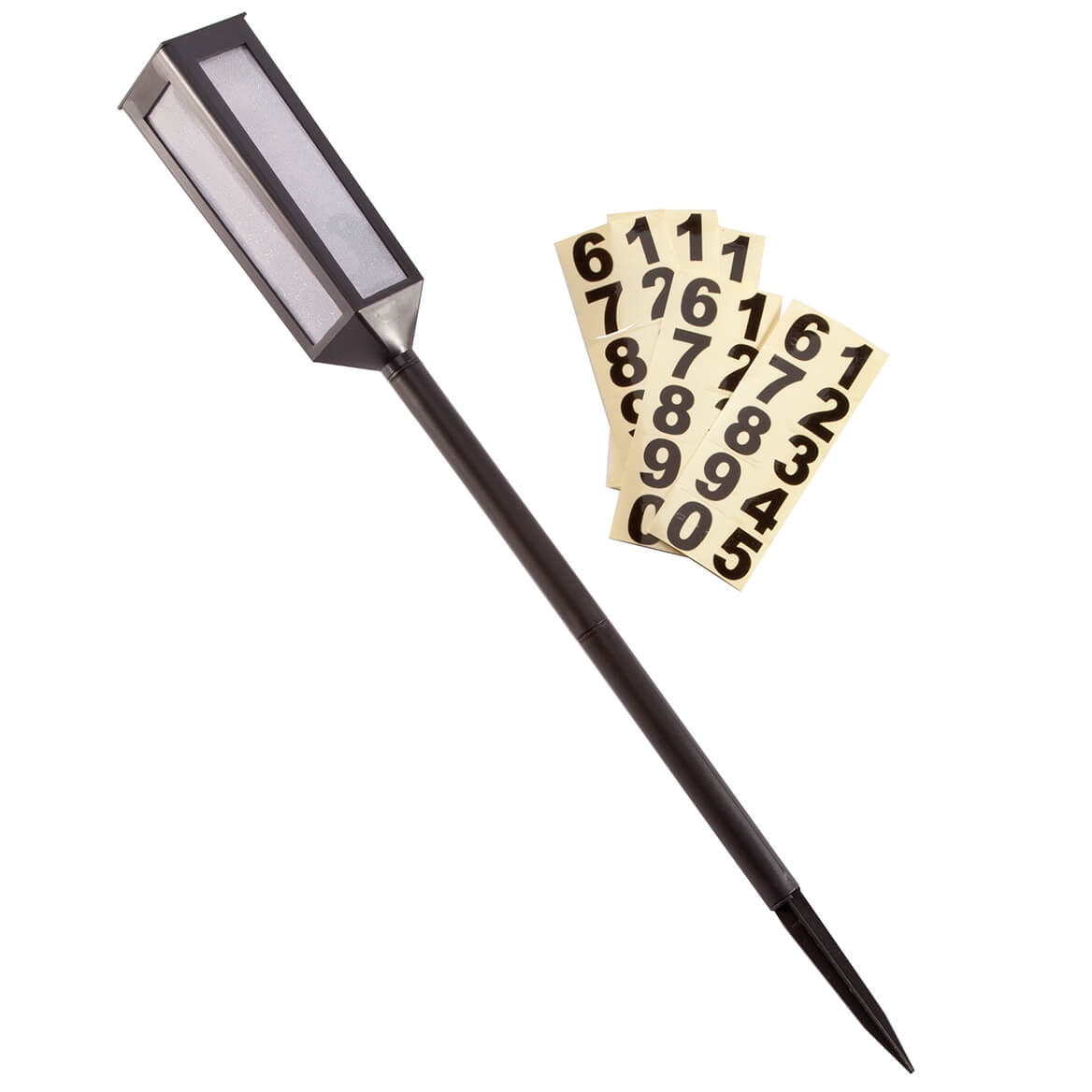 Color-Changing Solar Address Light