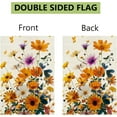 thumbnail image 6 of Fall Floral Garden Flag for Outside 12x18 Inch Double Sided Burlap Thanksgiving Colorful Flowers Outdoor Yard Flag Home Decorations, 6 of 6