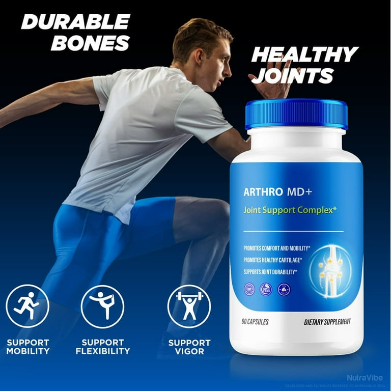 Arthro MD+ – Premium All-Natural Joint Health Support Pills Formulated for  Enhanced Flexibility and a Full Range of Motion, Discover the Benefits with  Official Arthro MD Plus Reviews (60 Capsules) - Walmart.com