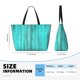 thumbnail image 4 of Disketp Turquoise Wooden2 Bolsa de Playa de Gran Capacidad, Bolso Impermeable y a Prueba de Arena para Mujer, Ideal para Playa, Piscina y Natación, 4 of 7
