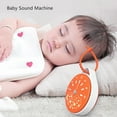 thumbnail image 4 of White Noise Machine, Portable Sound Machine for Baby Kids Adult Sleeping, 10 Soothing Sounds, USB Rechargeable, Auto-off Timer, Sleep Noise Machine Therapy for Home, Office, Travel, 4 of 8