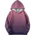 thumbnail image 5 of YunPes Trendy Oversized Hoodies for Girls Gradient Long Sleeve Hooded Sweatshirts with Pockets Teen Daily Athletic Pullover, 5 of 8