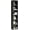 Black, variant on oneinmil 71.5" Tall Narrow Bookshelf, 6-Tier Cube Display Rack, Modern Corner Bookshelf with Storage Space, CD Storage Cabinet for Home Office (Black 1 Pack, 6-Tier)