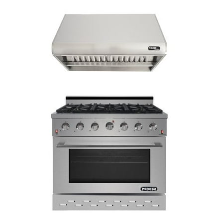 NXR Professional Ranges 36'' 5.5 cu ft. Free-standing Gas Range