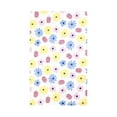 thumbnail image 3 of Hudson Baby Infant Girls Cotton Flannel Burp Cloths, Flowers And Strawberries, One Size, 3 of 7