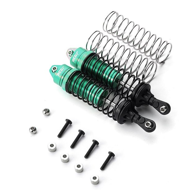Amortiguador Trasero RCGOFOLLOW Bewildely para Todoterreno 1/10 SLASH 4x4 Verde