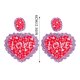 thumbnail image 2 of WILLBEST Pendientes De Plata Con Forma De Corazón Para Mujer, Accesorios De Moda Para San Valentín, Para Mujer Y Niña, Para Regalar., 2 of 5