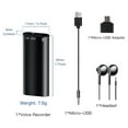 thumbnail image 7 of Digital Voice Recorder Mini Voice Activated Recorder - Mini Tape Recorder for Lectures, Interviews,Meetings, Portable Mini Audio Recorder USB Charge MP3, 7 of 7