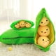 thumbnail image 3 of muñeca de planta rellena de guisante, juguete de almohada en forma de guisante de dibujos animados, juguete de peluche suave para niños, niñas de cumpleaños Namotu LN-2111, 3 of 6