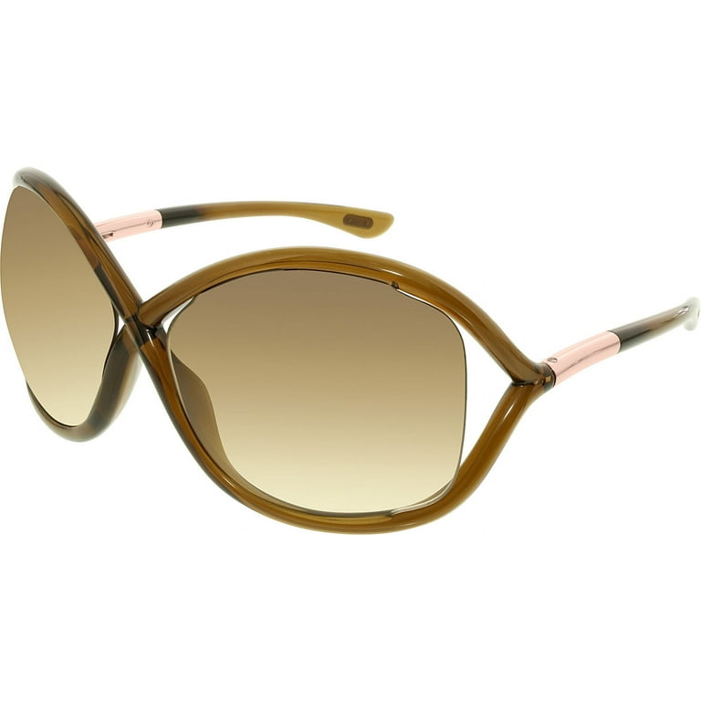 Tom Ford Men's Whitney FT0009 692 Round Sunglasses, Brown Plastic