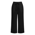 thumbnail image 5 of RUTAYY Women's Pants Casual Solid Color Loose Fit Comfortable Wide Leg Drawstring Athletic Yoga Sweatpants Daily Wear Classic Stylish Trousers, 5 of 6