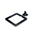 thumbnail image 1 of Alimentador de alimentos para peces, accesorios para el hogar, forma cuadrada, malla de desecho de conveniencia, comederos de pesca de acuario de Alimentadores automáticos de peces negro 10*10cm Methold PT0230-01, 1 of 6
