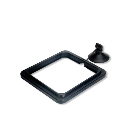 Methold Alimentador de alimentos para peces, accesorios para el hogar, estación de alimentación de forma cuadrada, operación práctica, malla de Alimentadores automáticos de peces negro 10*10cm Methold PT0230-01