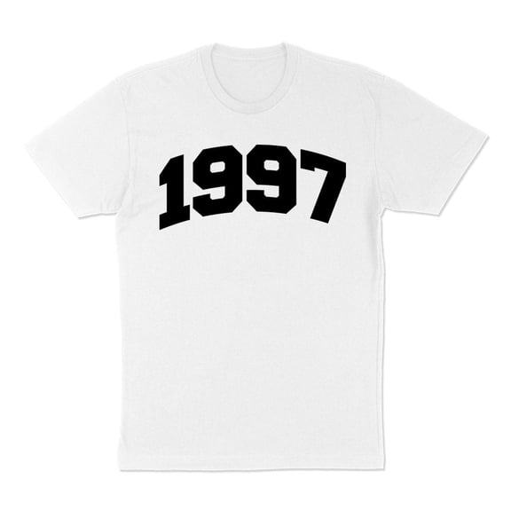 1997 College Style Shirt Unisex Large White