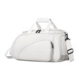 thumbnail image 1 of Bolsa de entrenamiento de tenis de mesa, moderna y de gran capacidad, ideal para gimnasio y deportes. Blanco, 1 of 9
