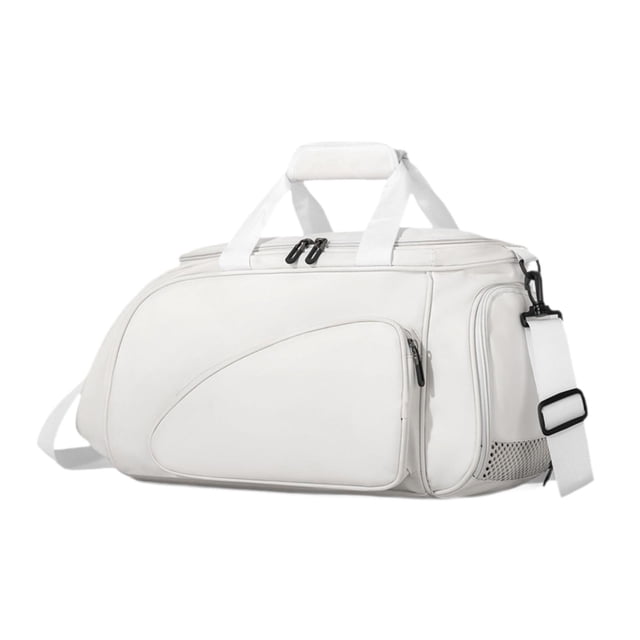 Bolsa de entrenamiento de tenis de mesa, moderna y de gran capacidad, ideal para gimnasio y deportes. Blanco