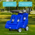 thumbnail image 3 of Foundations Gaggle Parade 4 Seat Buggy Canopy Roof, Sun & Rain Cover with Steel Frame Support, Gray, 3 of 6