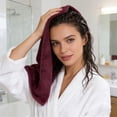 thumbnail image 4 of Toalla de baño de microfibra, toalla de ducha, absorbente, de secado rápido, suave, de fibra superfina, toalla corporal lavable y ligera para uso en el hogar, baño y spa., 4 of 8