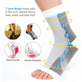 thumbnail image 6 of 2Pair Ankle Protecting Compression Socks for Men and Women Low Cut Athletic Socks with Arch Support for Plantar Fasciitis and Foot Swelling Relief, 6 of 6
