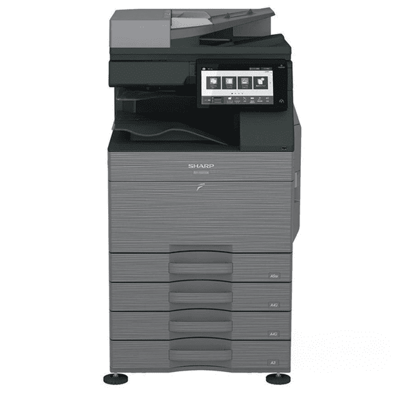 Restored Sharp BP-50C55 Color Laser Multifunction Printer Copier Scanner 55 PPM Duplex Network