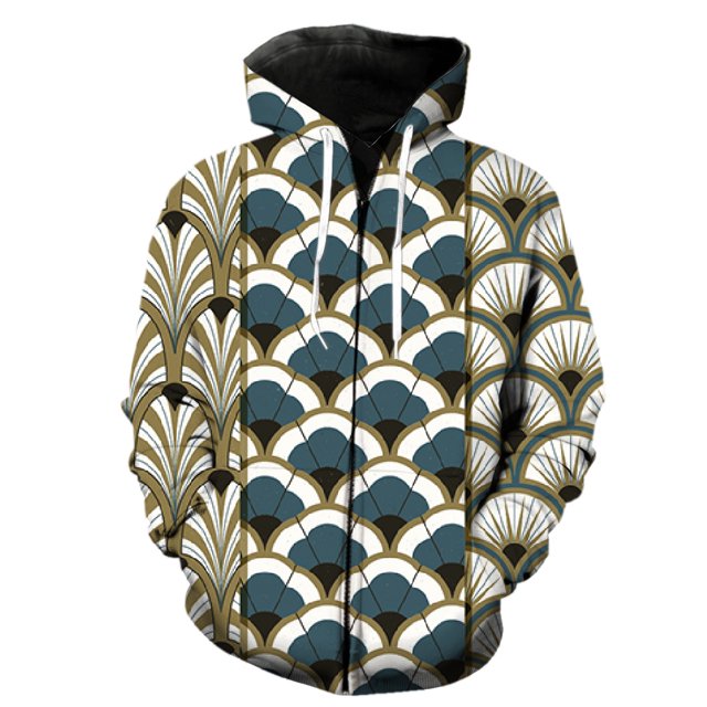 Sudadera con capucha y cremallera con estampado abstracto para hombre, unisex, de manga larga, para primavera, 2024, gran oferta, divertida